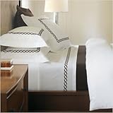Barcelona Duvet Cover Set in Chocolate Brown Size: King