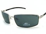 Lacoste - LACOSTE 12421 LA12421 SI Silver Sunglasses Gray Lens Size: 63-18-120