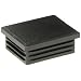 Kapsto 270 R 5040 1.5 - 2 Polyethylene Rectangular Plug, Black, 50x40 mm (Pack of 100)