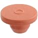 Wheaton 224100-030 Rubber 11mm Straight Plug Style Stopper, Natural Red Rubber/40 (Case of 1000)