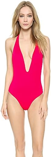 Peixoto Women's Flamingo One Piece, Cherry Red, Medium