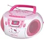 HELLO KITTY KT2028A Stereo AM/FM/CD Boom Box with Cassette Player/Recorder