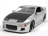 Nissan 300ZX Drifting Modified (Silver) 1:24 Diecast Car Model