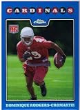 Dominique Rodgers-Cromartie Arizona Cardinals 2008 Topps Chrome Blue Refractor #TC193 Rookie Football Card