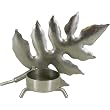 Large Leaf Metal Votive Candleholder