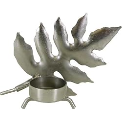 Large Leaf Metal Votive Candleholder