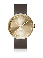 LEFF Amsterdam Reloj con movimiento Miyota Unisex Tube Watch D42 Dorado / Marrón 42 mm