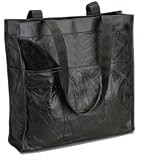 EmbassyTM Italian StoneTM Design Genuine Leather Shopping/travel Bag