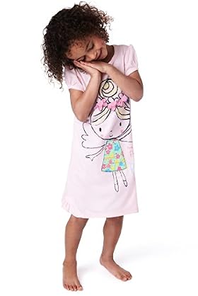 Floral Applique & Fairy Print Nightdress