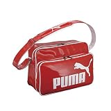 PUMA(プーマ) エナメル バッグ シャイニー 【Mサイズ】 レッド 069637-04