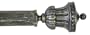 Window Curtain Rod / Drapery Rod 52 Inch To 144 Inch Trophy