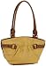 Tignanello Soft Casual Dome Shopper,Pale Yellow/Cognac,one size