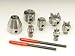 PSI Woodworking Products LCENTSET 10-Piece Multi Spur Drive Center Set With A 1-Inch by 8 TPI Mount