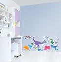 Easy Instant Decoration Wall Sticker Decal - Dinosaur World