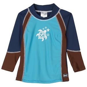 Baby Banz Long Sleeve Rash Shirt, Blue/Brown