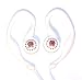 Maryland Terrapins White Sportclip Stereophones (Music Headphones)