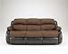 Presley Espresso Reclining Sofa by Ashley Furniture