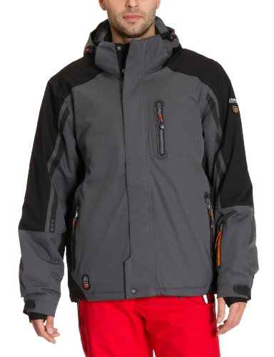 Killtec 19093 Unisex/Herren Funktionsjacke mit abzipbarer Kapuze Leverton, anthrazit/schwa Preisvergleich