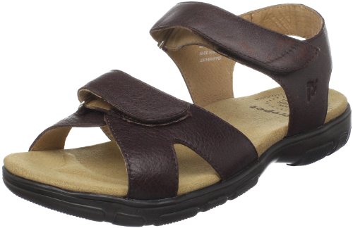Propet Mens M4111BR Riverside Sandal,Rich Brown,9.5 3E US