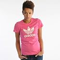 Adidas Damen T-Shirt Trefoil