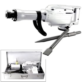 New Demolition Electric Jack Hammer W/ Bits & Heavy Duty Metal Case