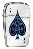 New Zippo 30047 Zippo Blu Ace Lighter High Polish Chrome High Quality Durable Popular