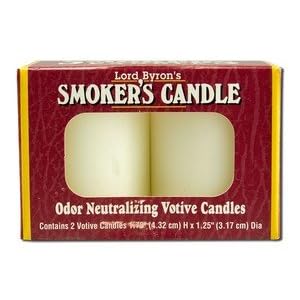 Crystal Candles (Arizona Naturals) - Smoker's 2-Pack (White) - Smoker's 3 In
