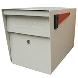 Epoch Design 7107 Locking Theft Proof Security Mailbox White