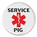 Service Pig Medical Alert Symbol 3