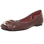 MIA Women's Gold Rush Flat,Dark Red Leather,10 M