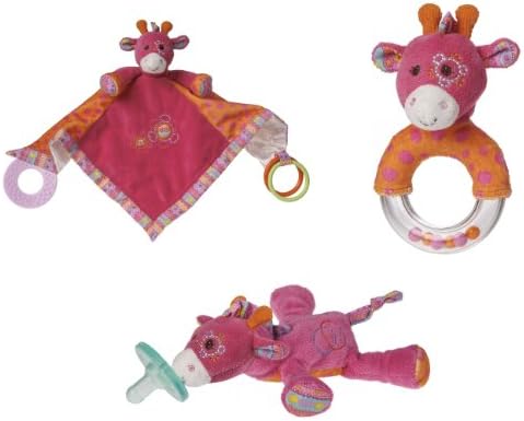 Mary Meyer Jasmine Giraffe WubbaNub Set