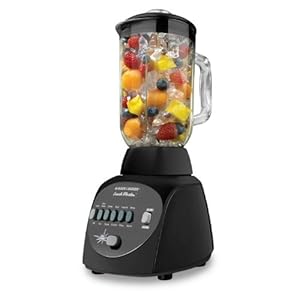 Crush Master 10-Speed Blender with Glass Jar, Black-by Black and Decker