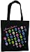 Jonas Brothers Multi-colored Logo Black Tote Bag