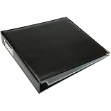We R Memory Keepers Classic Leather 3-Ring Album - 12x12 inch, Black
