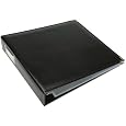We R Faux Leather 3-ring Binder 12"x12"-black