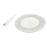 uxcell カッターブレード　カッターツール　メタル　ダイヤモンド　シルバートーン　60mm　3mm　15g　1個入り