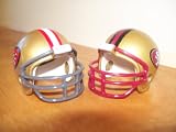 San Francisco 49ers Riddell Pocket Pro Throwback Helmet Lot of 2 1989-1995 1996-2008