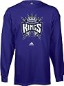 Sacramento Kings Adidas Primary Logo Long Sleeve T-Shirt
