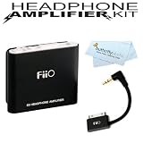 FiiO E5 Portable Headphone Amplifier for Beats by Dre, Beats Solo, Beats Studio, Beats Tour, Beats Pro, Beats MixR, Beats Detox + BONUS Fiio L9 L-Shaped Line Out Dock (LOD) Cable for iPhone and iPod + ButterflyPhoto Microfiber Cleaning Cloth