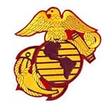 Large Marine Globe & Anchor Patch