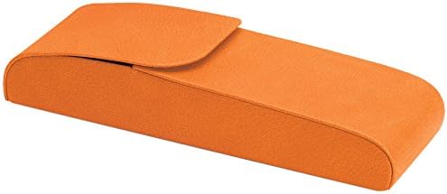 Giorgio Fedon 1919 Double Pen Case With Magnetic Closure - 4,8x15,3x2,8 cm - Orange