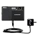 Gomadic Intelligent Compact AC Home Wall Charger for the Nikon Coolpix S70 - High output power with a convenient, foldable plug design - Uses TipExchange Technology