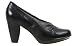 indigo by Clarks Women's Eline Pump,Black Leather,9 M US