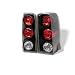 Cadillac Escalade 02-06 Altezza Tail Lights - Black (Pair) *** Free Shipping ***