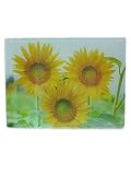 Sunflower Tempered Glass Cutting Board / Kitchen Decor