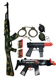 41koHl8hgbL. SL160  Kids & Toys Army weapon Gun AK47 machine guns KG9 Play Set w / grenades or handcuffs