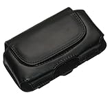 Black Horizontal Carrying Case Pouch for Motorola Flipside/ Bravo/ Defy/ i9 ....