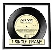 Retro 7ins Single Vinyl Cover Frame Black