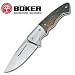Gentleman's Folder, Brown Maple Wood Handle, Plain