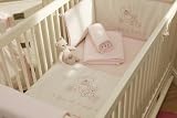 Lollipop lane 'Best of Friends' Cot/Cotbed 5 Piece Bedding Set-Pink